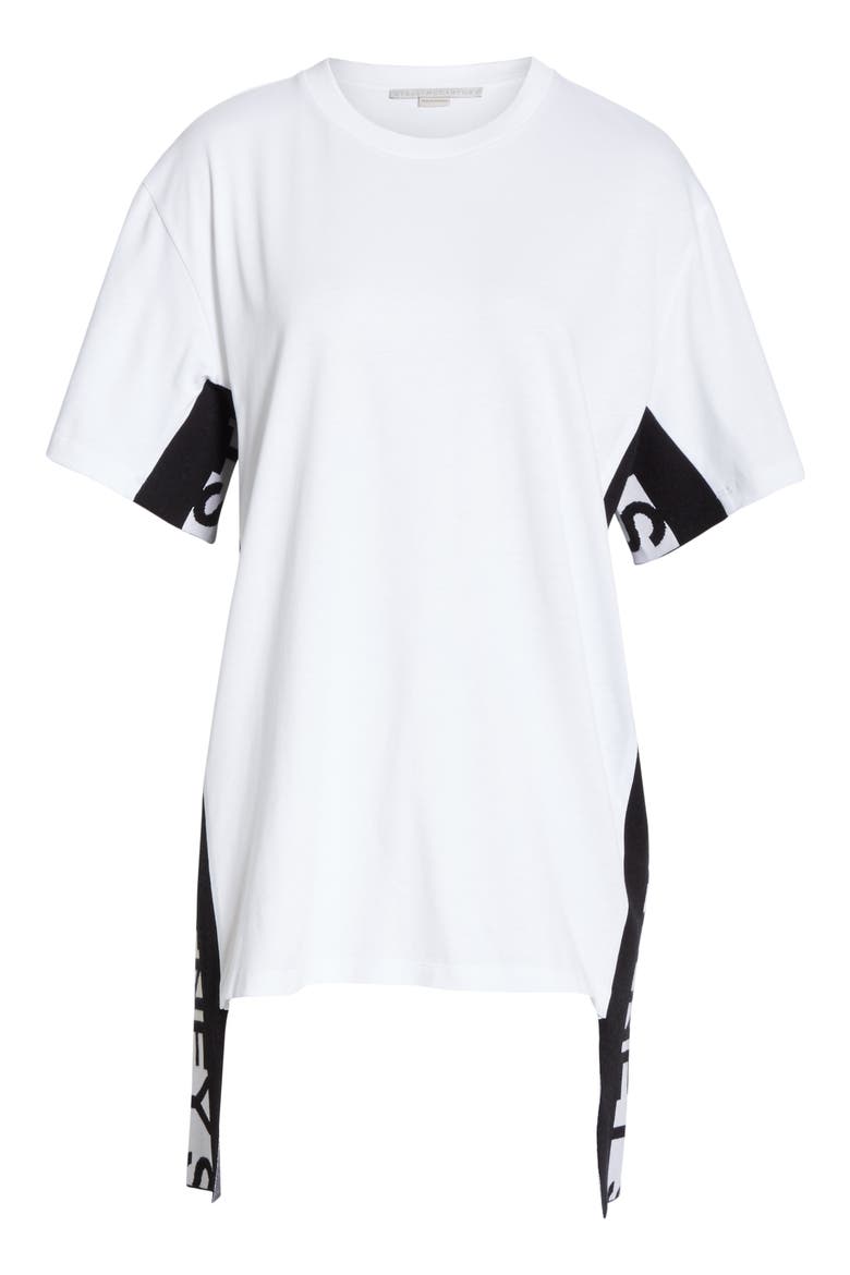 Logo Cutaway Sweater, Alternate, color, PURE WHITE