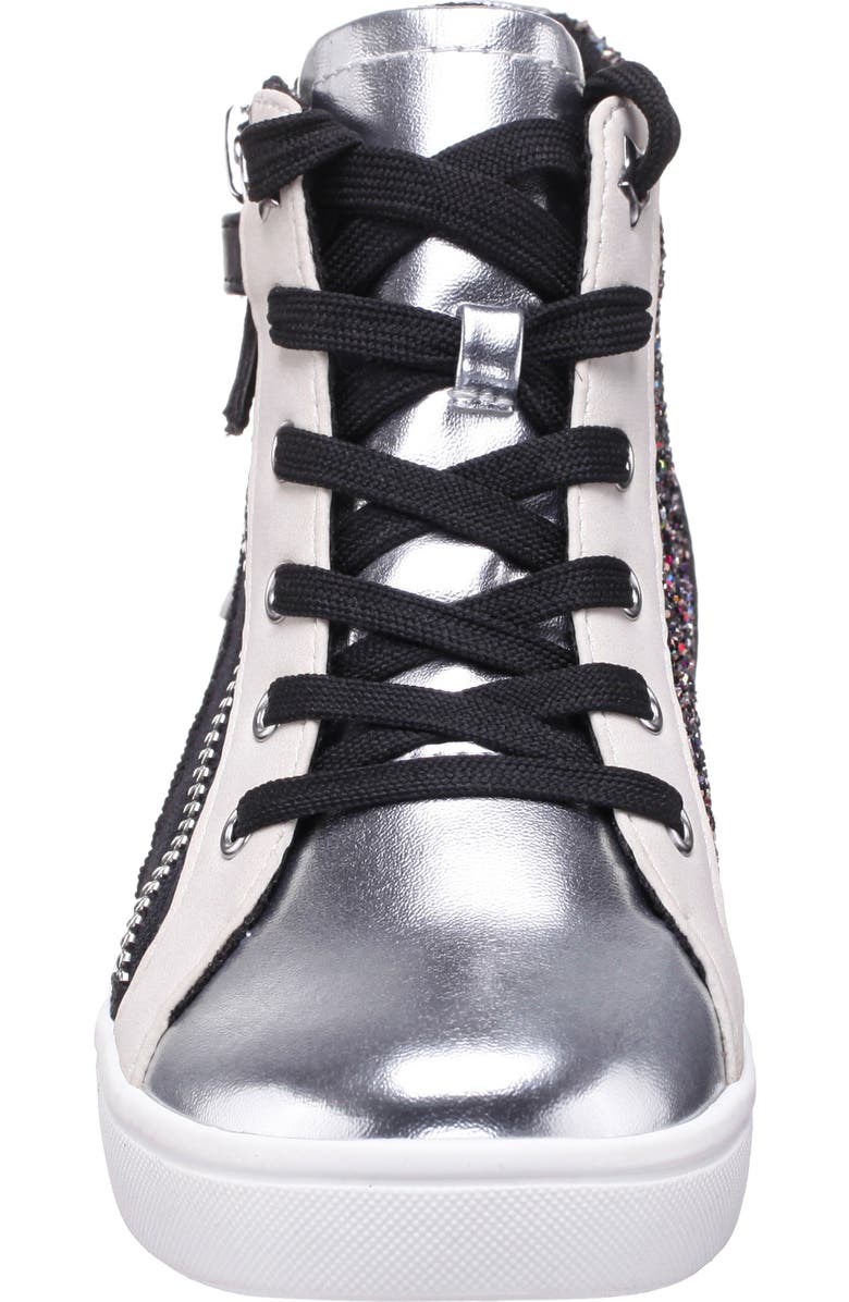 Nina Kids' Yuti High Top Sneaker, Alternate, color, Multi Glitter