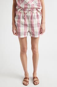 Burberry Evelyn Check Shorts