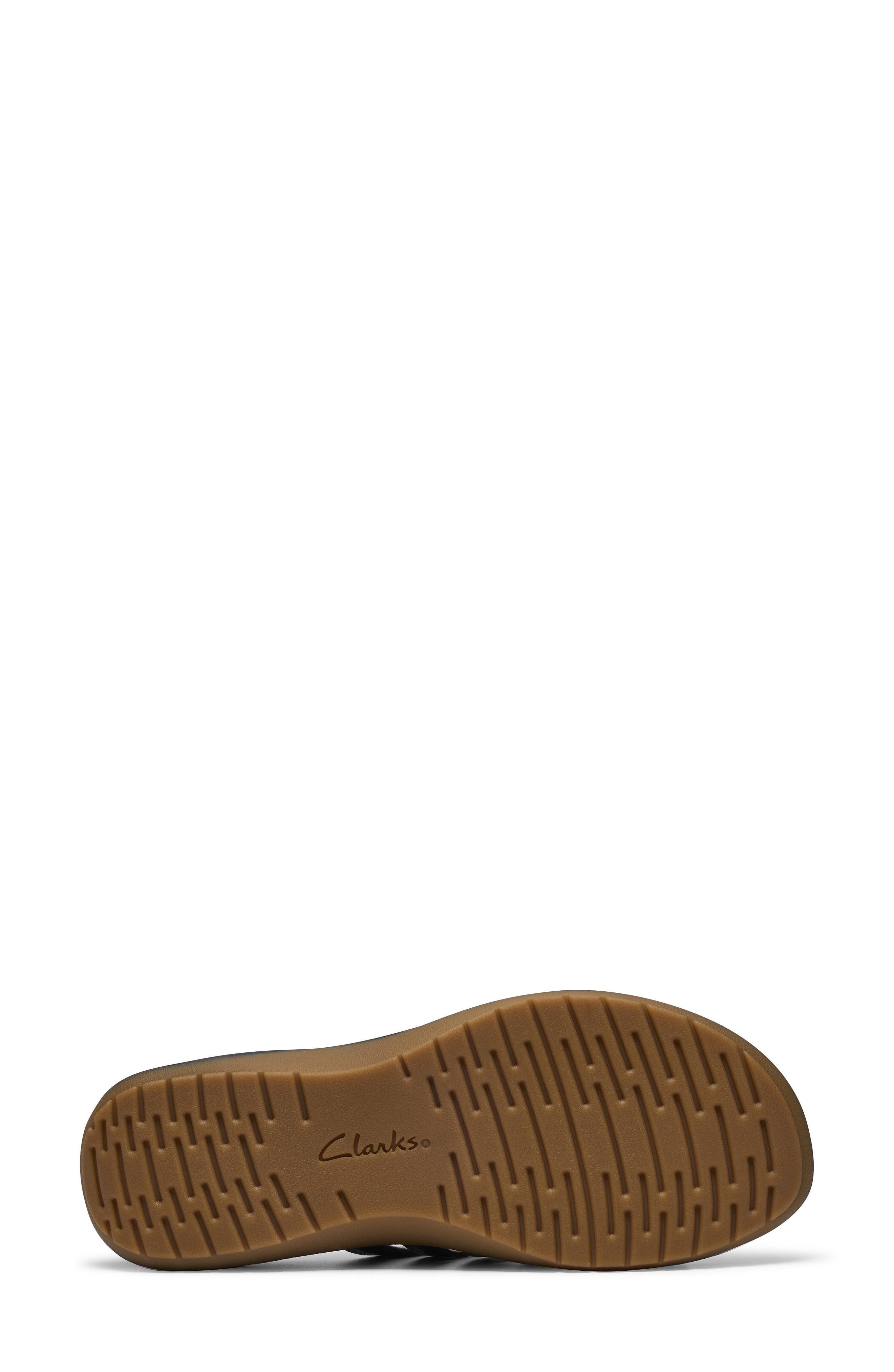 Clarks<sup>®</sup> Maelynn Abby Sandal - Wide Width Available, Alternate, color, Black Leather