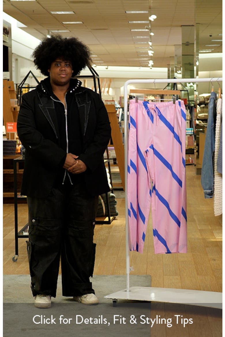 Puoti Basso Wide Leg Stripe Pants video