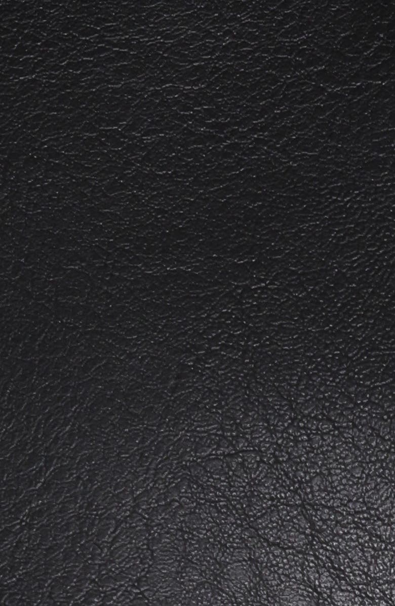 Petal & Pup Hope Cropped Faux Leather Jacket, Alternate, color, Black