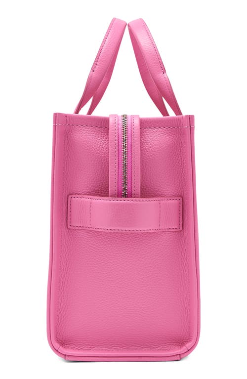 Marc Jacobs The Leather Medium Tote Bag In Bow Pink
