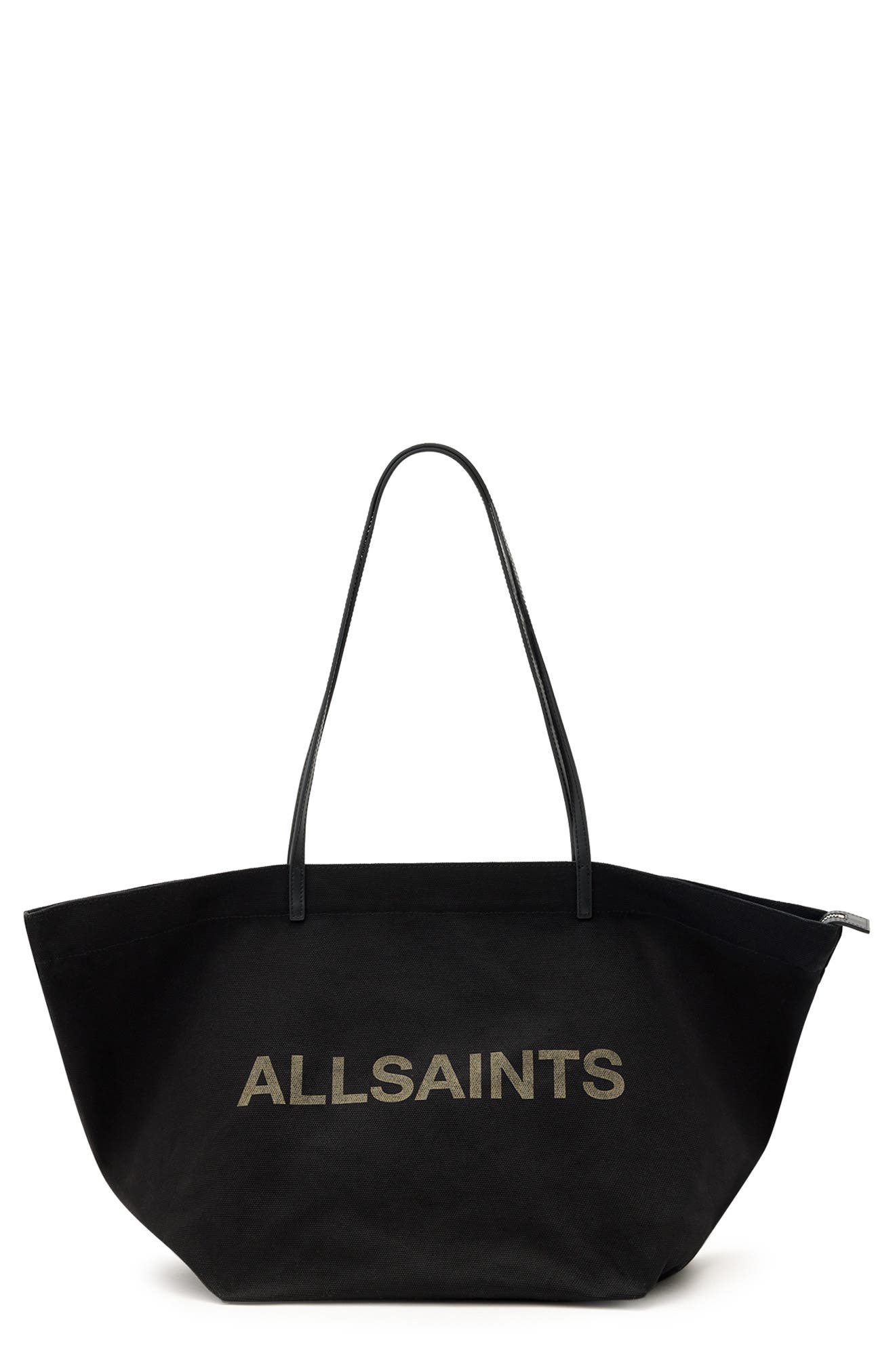 AllSaints Serafina Canvas Tote Bag, Main, color, 