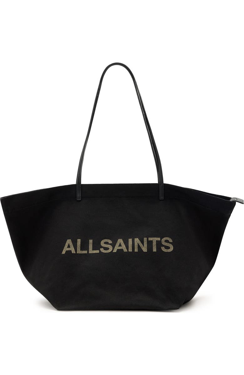 AllSaints Serafina Canvas Tote Bag, Main, color,