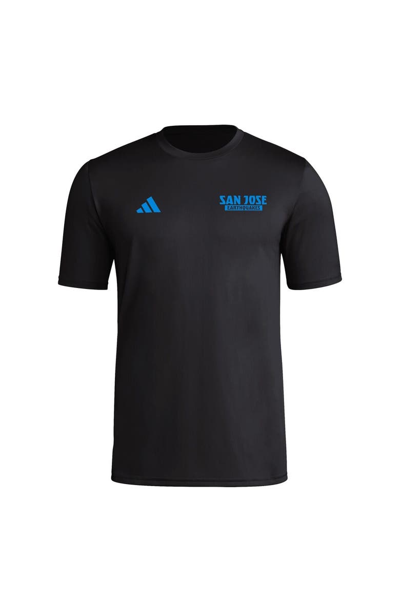adidas Men's adidas Black San Jose Earthquakes Local Wrap T-Shirt, Alternate, color, Black