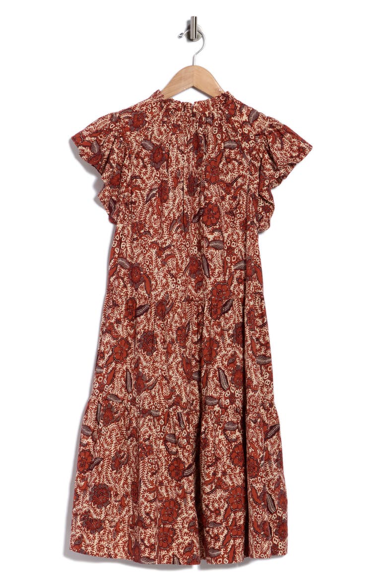 Kasim Dress, Alternate, color, BRICK
