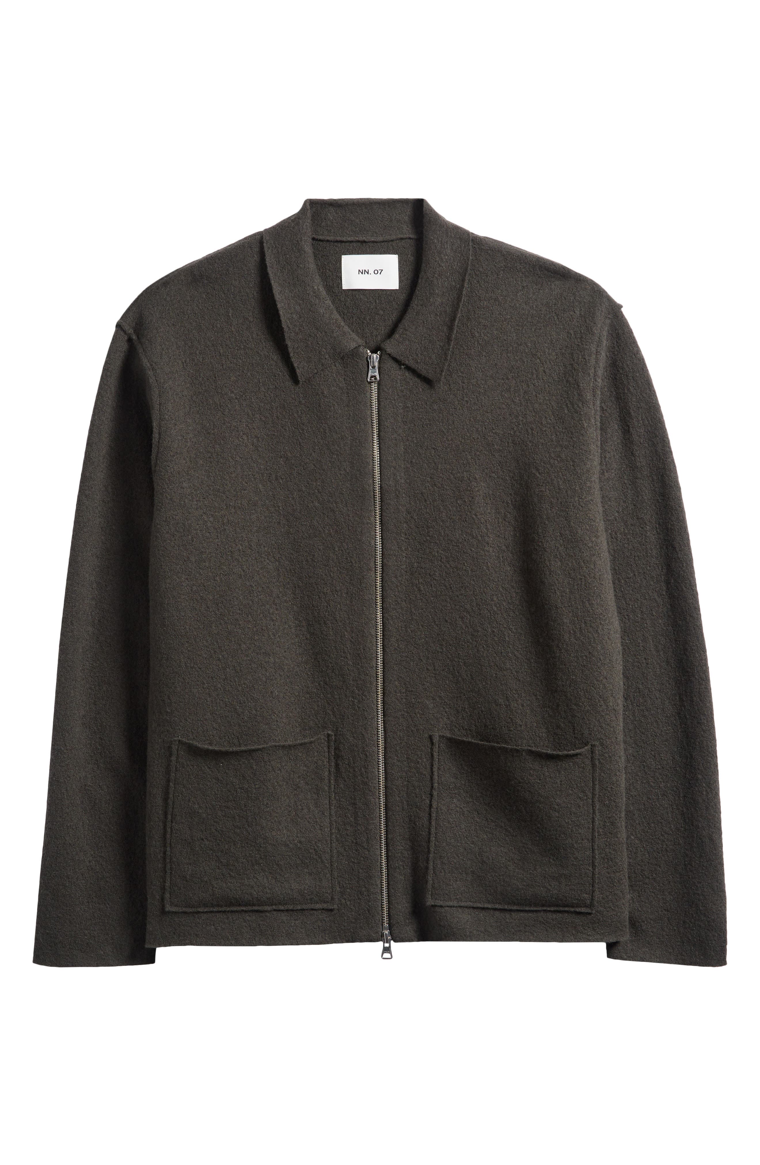 Jonas 6398 Boiled Merino Wool Zip Cardigan (Men) | Nordstrom