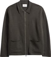 NN07 Jonas 6398 Boiled Merino Wool Zip Cardigan