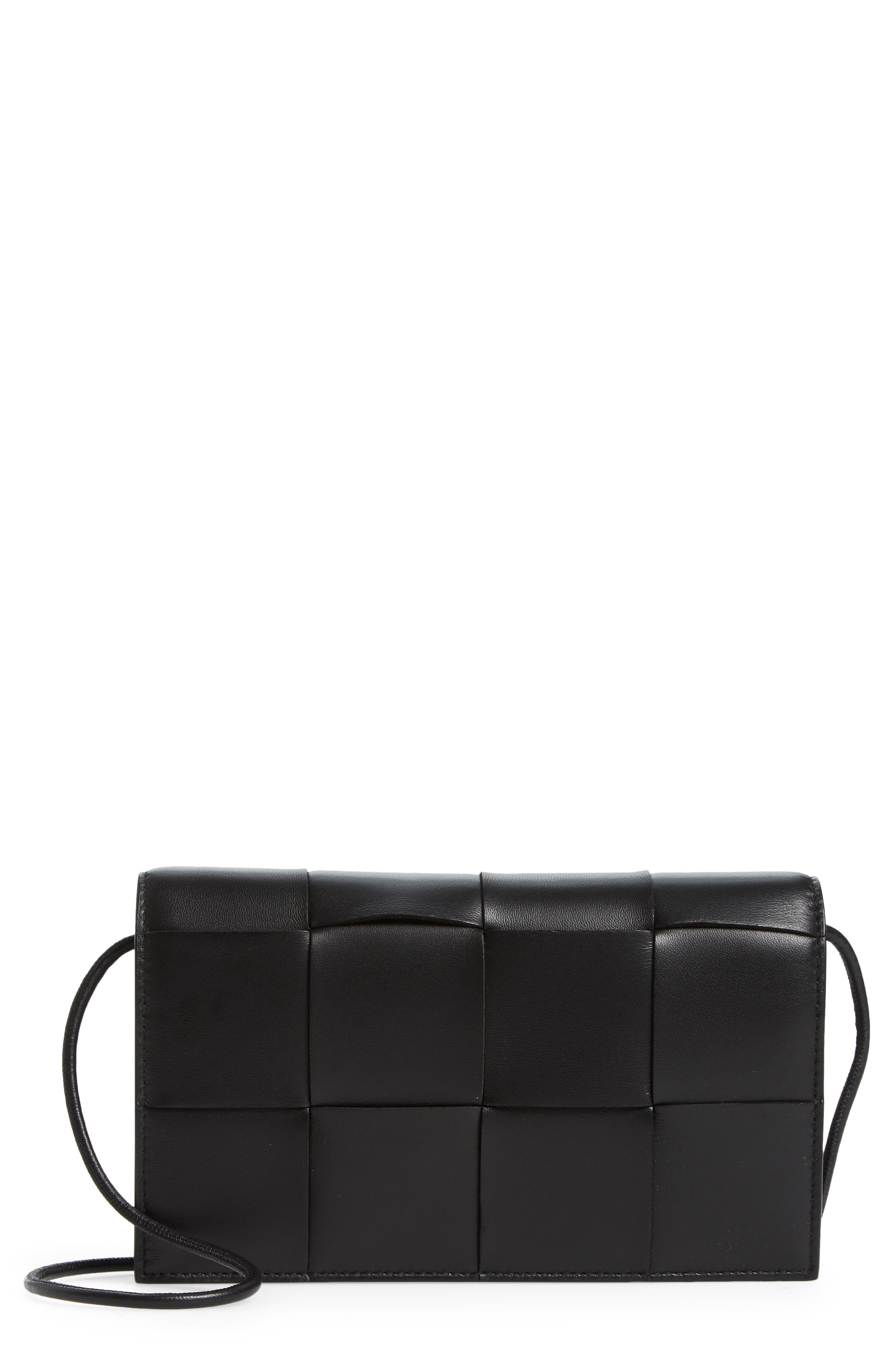 Bottega Veneta Mini Intrecciato Leather Crossbody Bag, Main, color, 