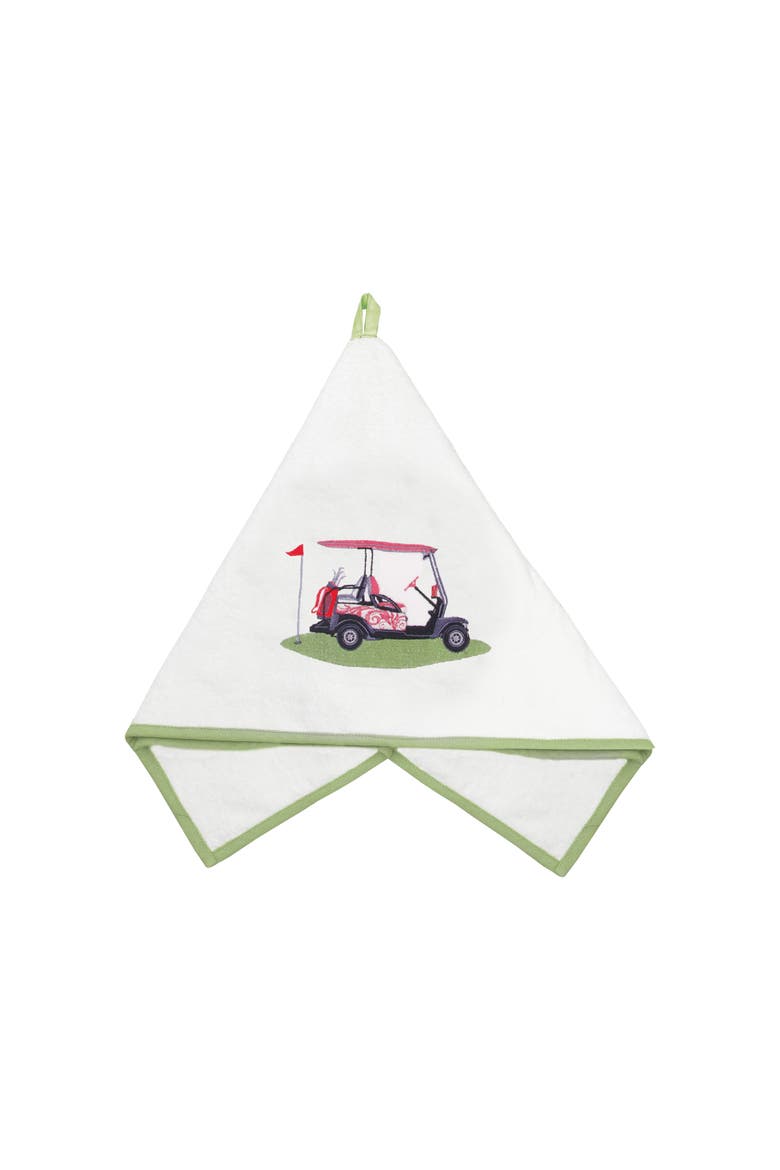Fore the Ladies Golf Cart Sports Vehicle 100% Cotton Terrycloth Towel, Main, color, Pink