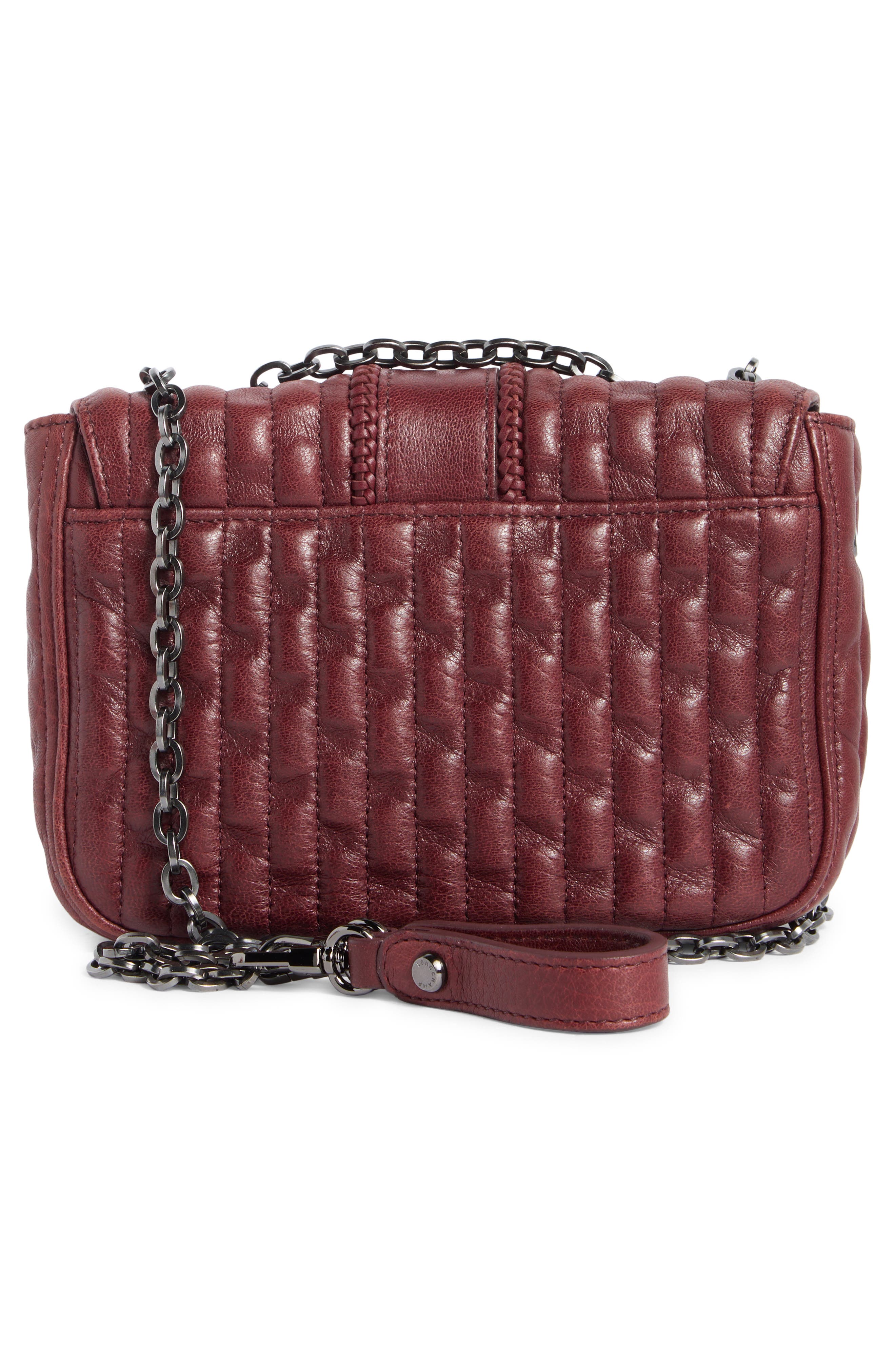 X-Small Crossbody Bag, Alternate, color, BRANDY