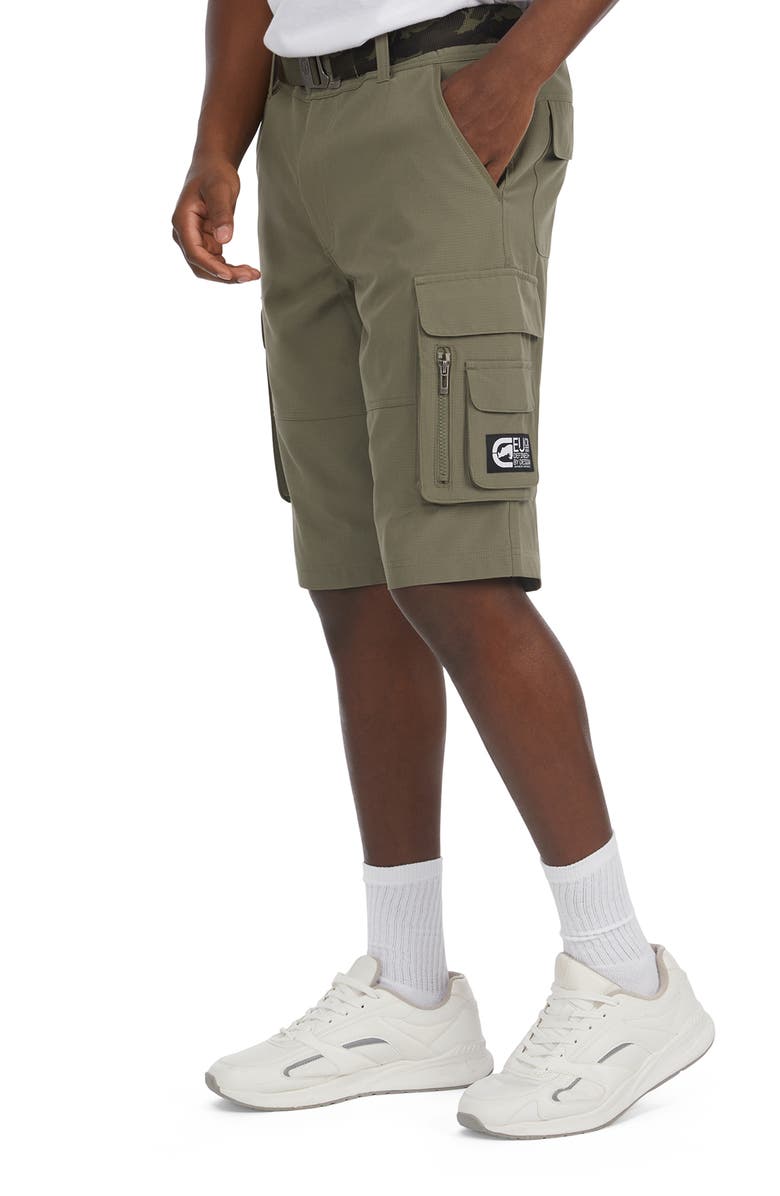 Ecko Unltd. Fill Em' Up Cargo Short, Alternate, color, Olive