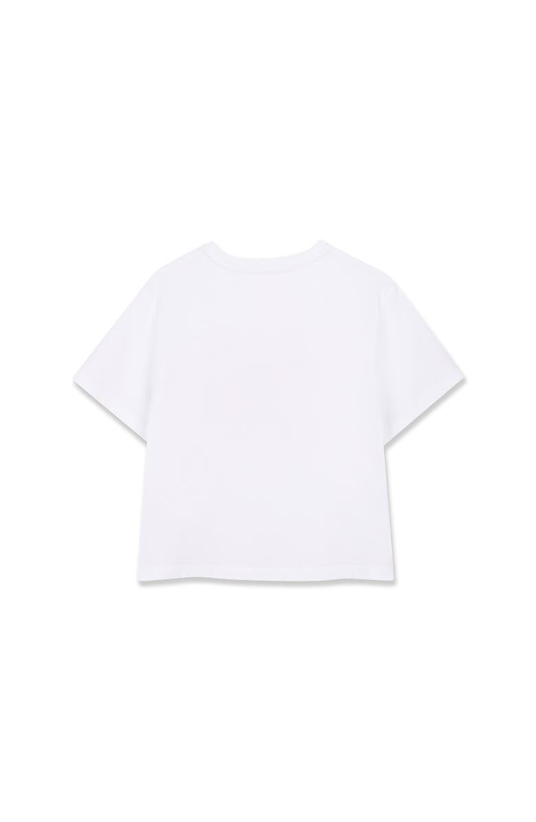 Lanvin Kids Curb Graphic Cotton T-Shirt, Alternate, color, Optic White