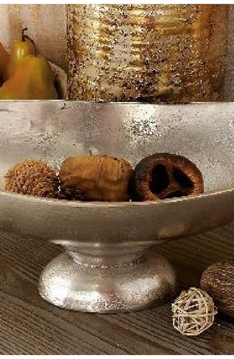 UMA Traditional Silver Aluminum Classic Style Pedestal Bowl, Alternate, color,