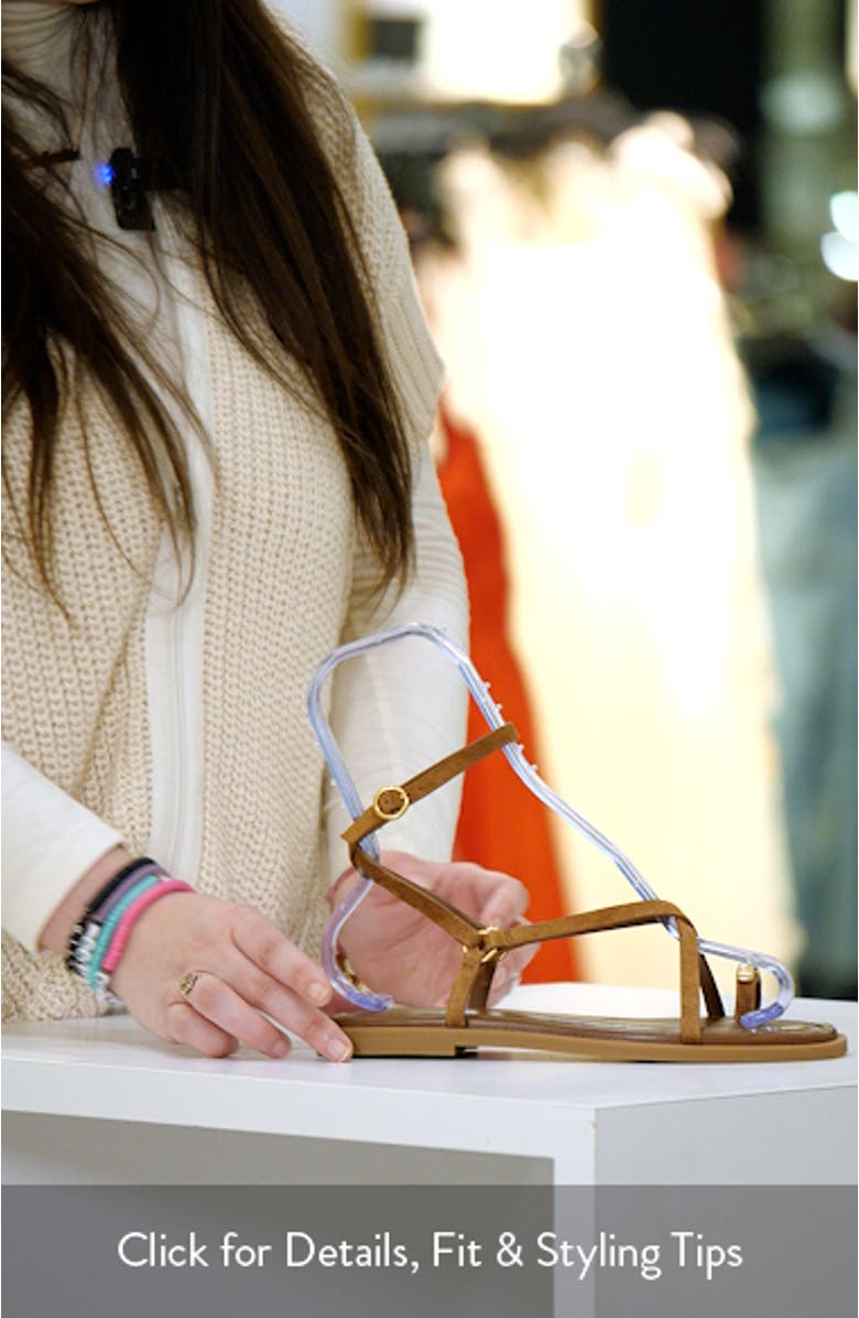 Geo Ring Ankle Strap Sandal, sales video thumbnail