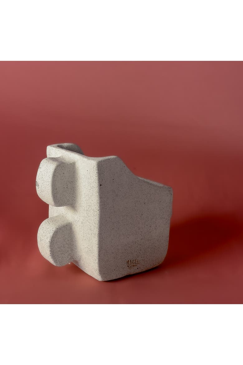 Eyi Planter, Alternate, color, White