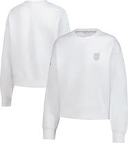 LEVELWEAR Women's Levelwear White USWNT Luxe Sponge Tri-Blend Pullover Sweatshirt