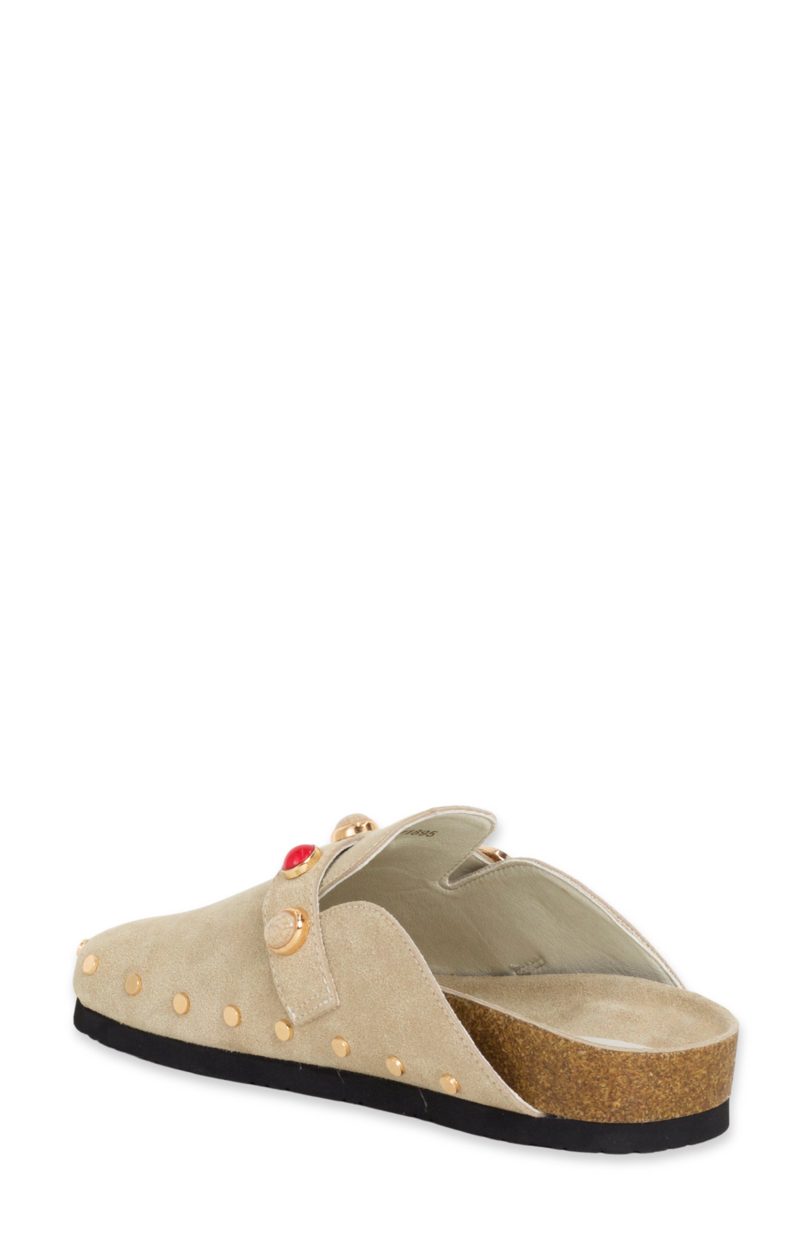 Tina Clog, Alternate, color, BEIGE SUEDE