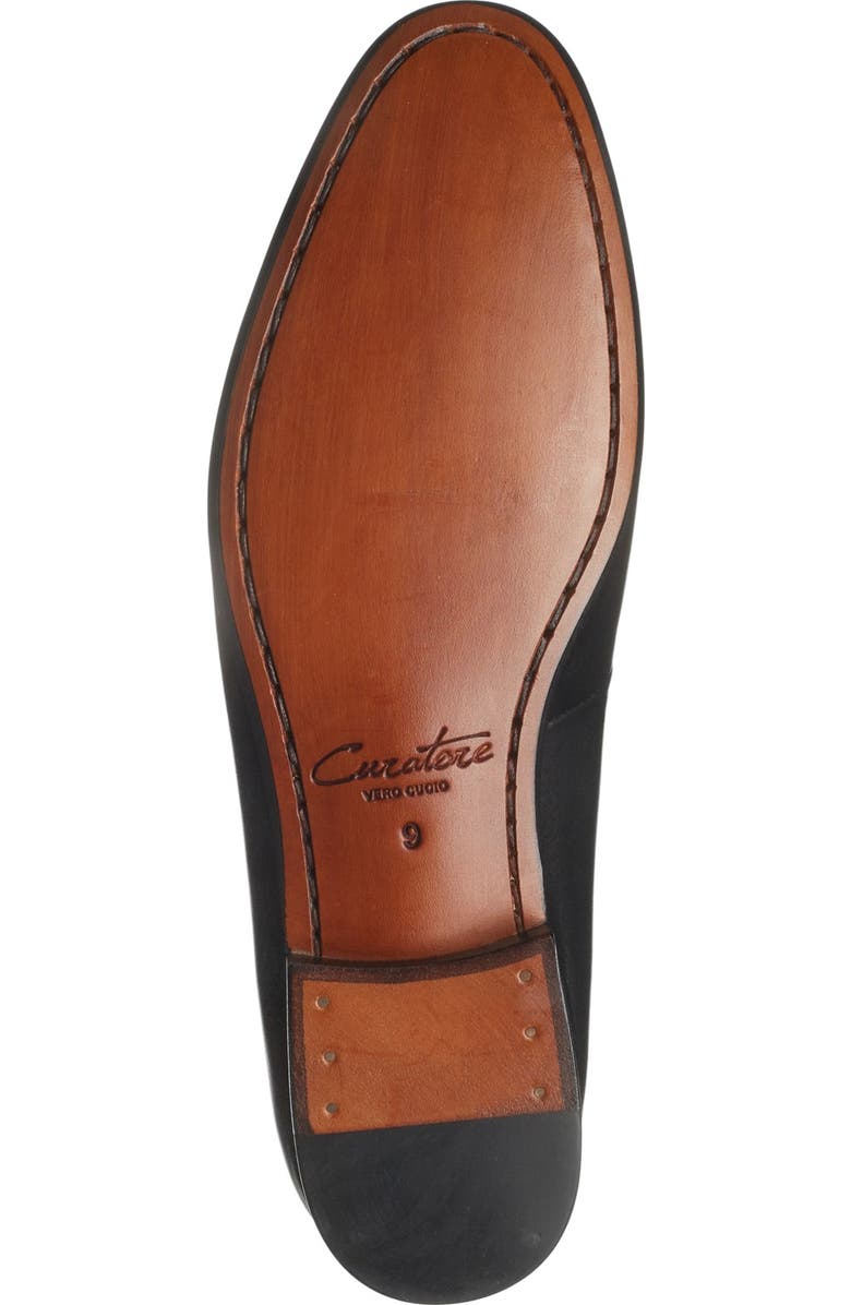 CURATORE Armatto Leather Penny Loafer, Main, color,