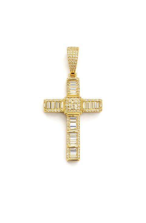 Moissanite Cross Pendant