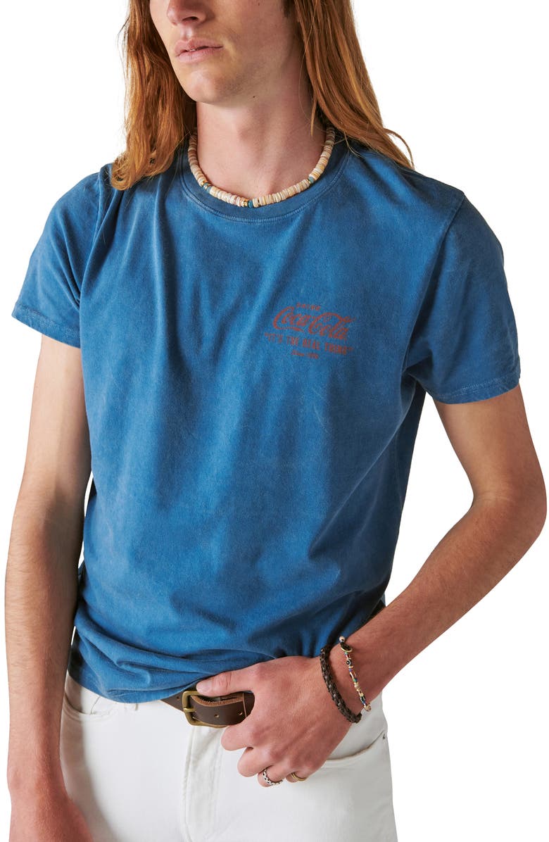 Lucky Brand Coca-Cola<sup>®</sup> Ice Cold Coke Cotton Graphic T-Shirt, Main, color, 