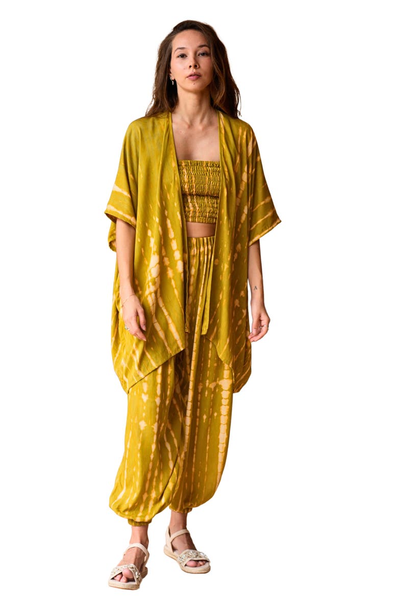PINK HALEY Angela Short Duster, Main, color, Lemongrass