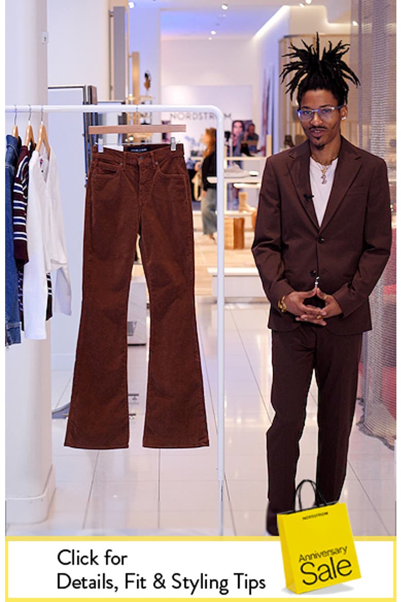 Beverly Skinny Flare Corduroy Pants video