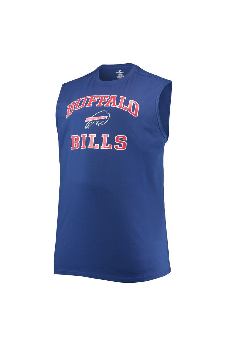 PROFILE Men's Royal Buffalo Bills Big & Tall Muscle Tank Top, Alternate, color, 