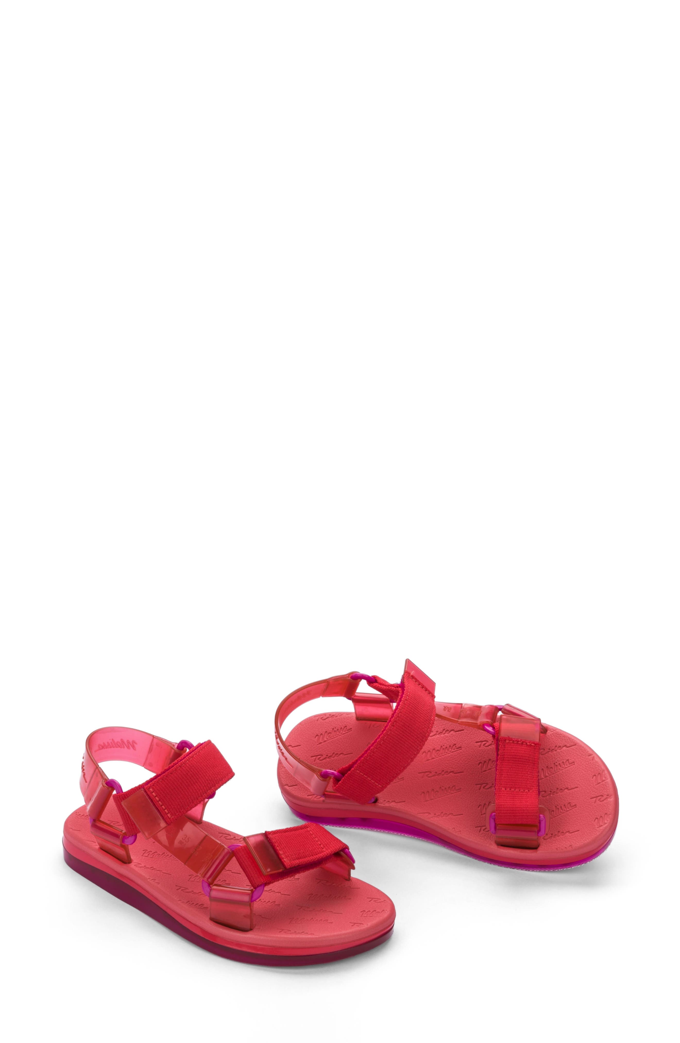 Papete Rider Sandal, Alternate, color, RED