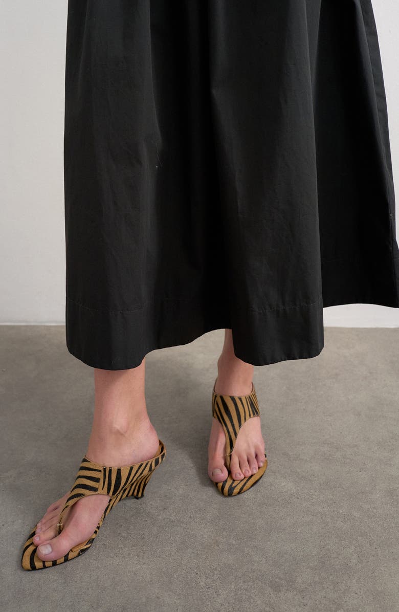 Topshop Saloon Maxi Skirt, Alternate, color, Black