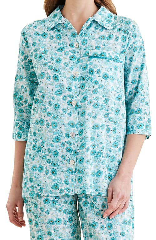 PAPINELLE PAPINELLE FLORENCE COTTON VOILE CROP PAJAMAS