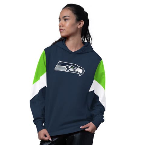 Women
s Starter College Navy Seattle Seahawks Scrimmage Hoodie