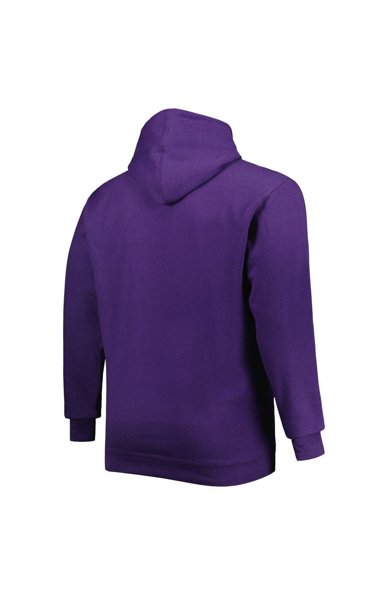 PROFILE Men's Purple Phoenix Suns Big & Tall Heart & Soul Pullover Hoodie, Alternate, color, Purple
