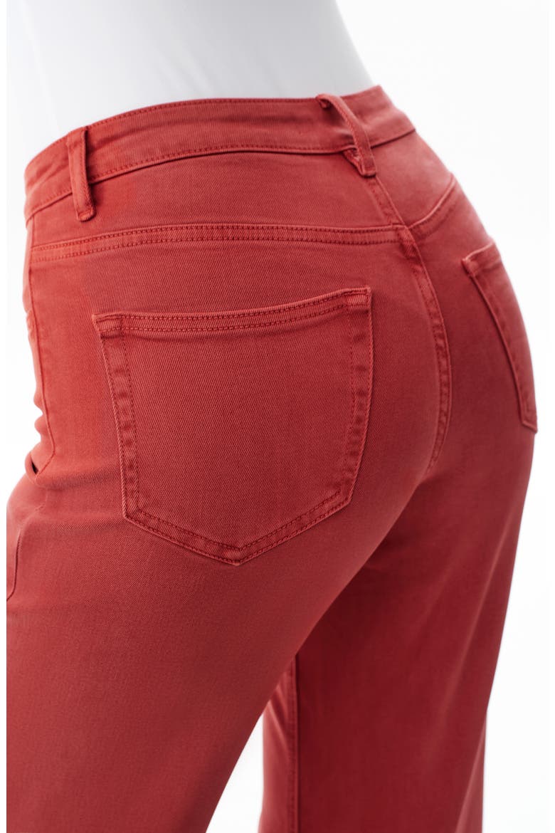 High Waist Wide Leg Jeans, Alternate, color, SUGAR CORAL