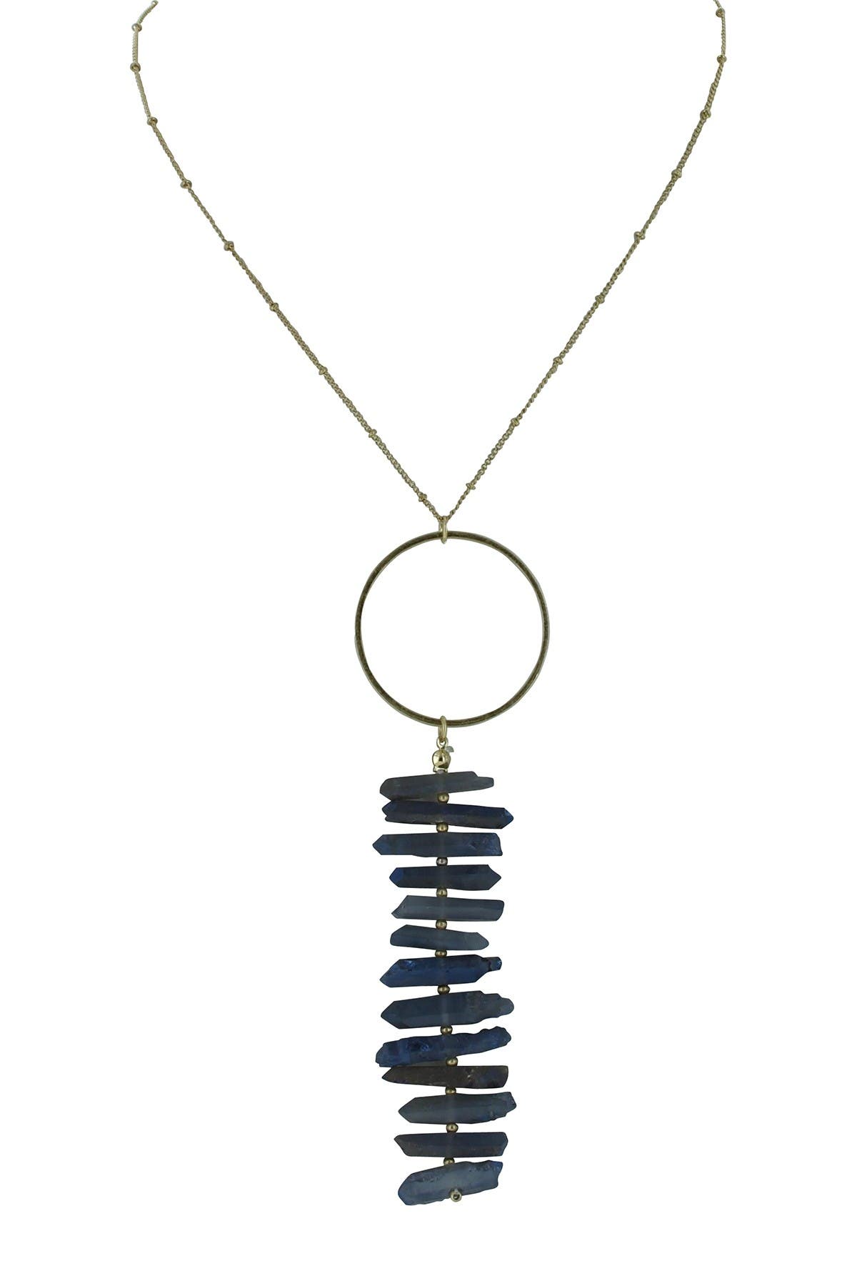 OLIVIA WELLES Pendant Stone Necklace