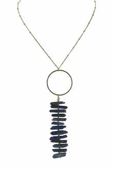 OLIVIA WELLES Pendant Stone Necklace