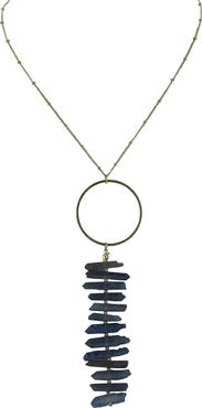 OLIVIA WELLES Pendant Stone Necklace
