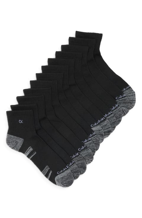 6-Pack Cushion Quarter Socks