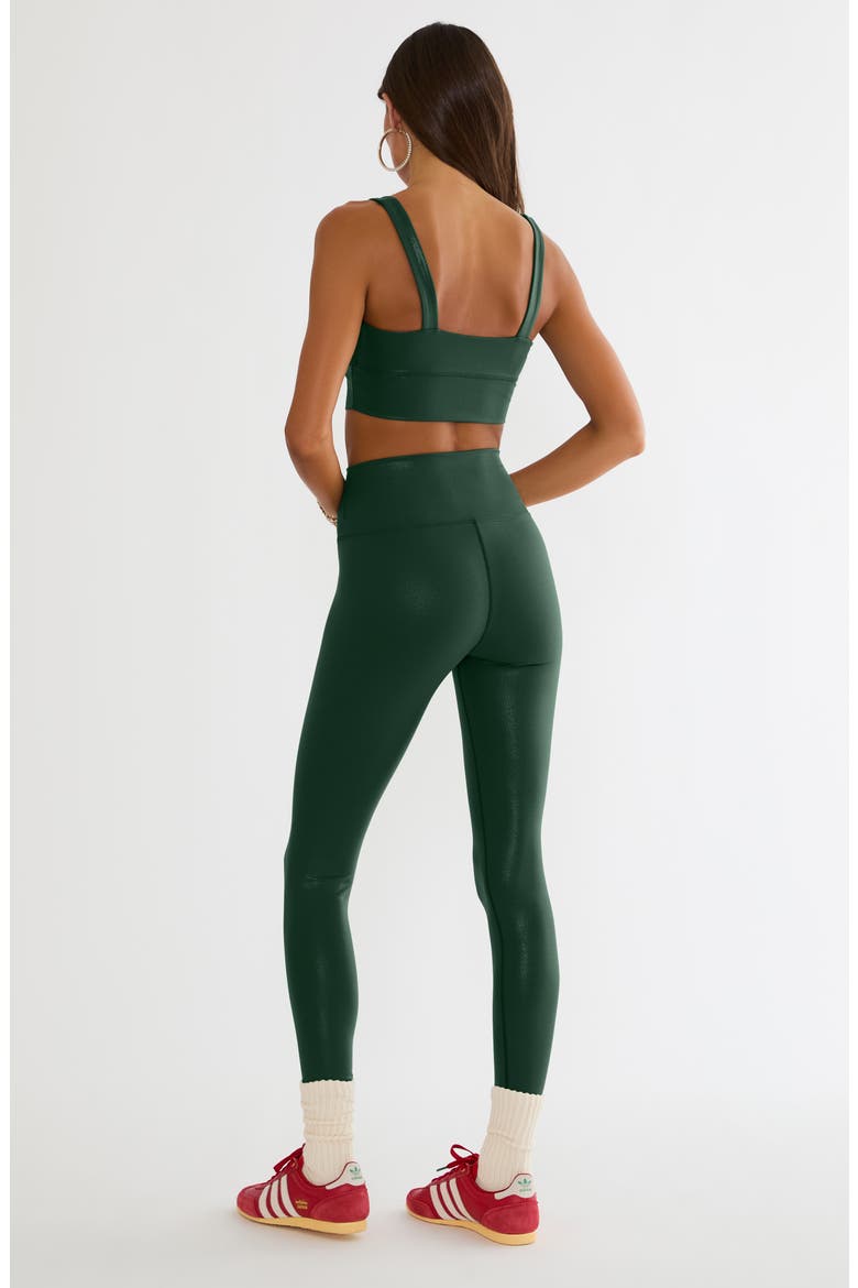Leah Performance Crop Tank, Alternate, color, PINE SHINE