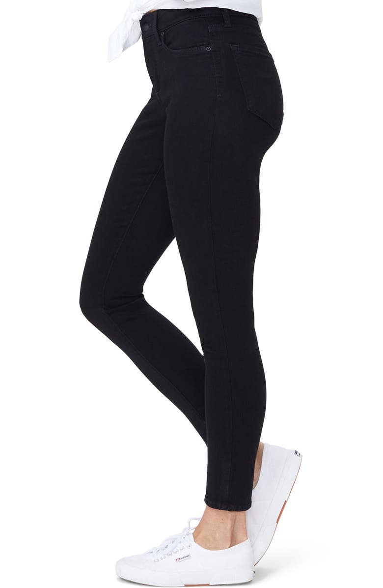 NYDJ Ami Stretch Super Skinny Jeans, Alternate, color, Black