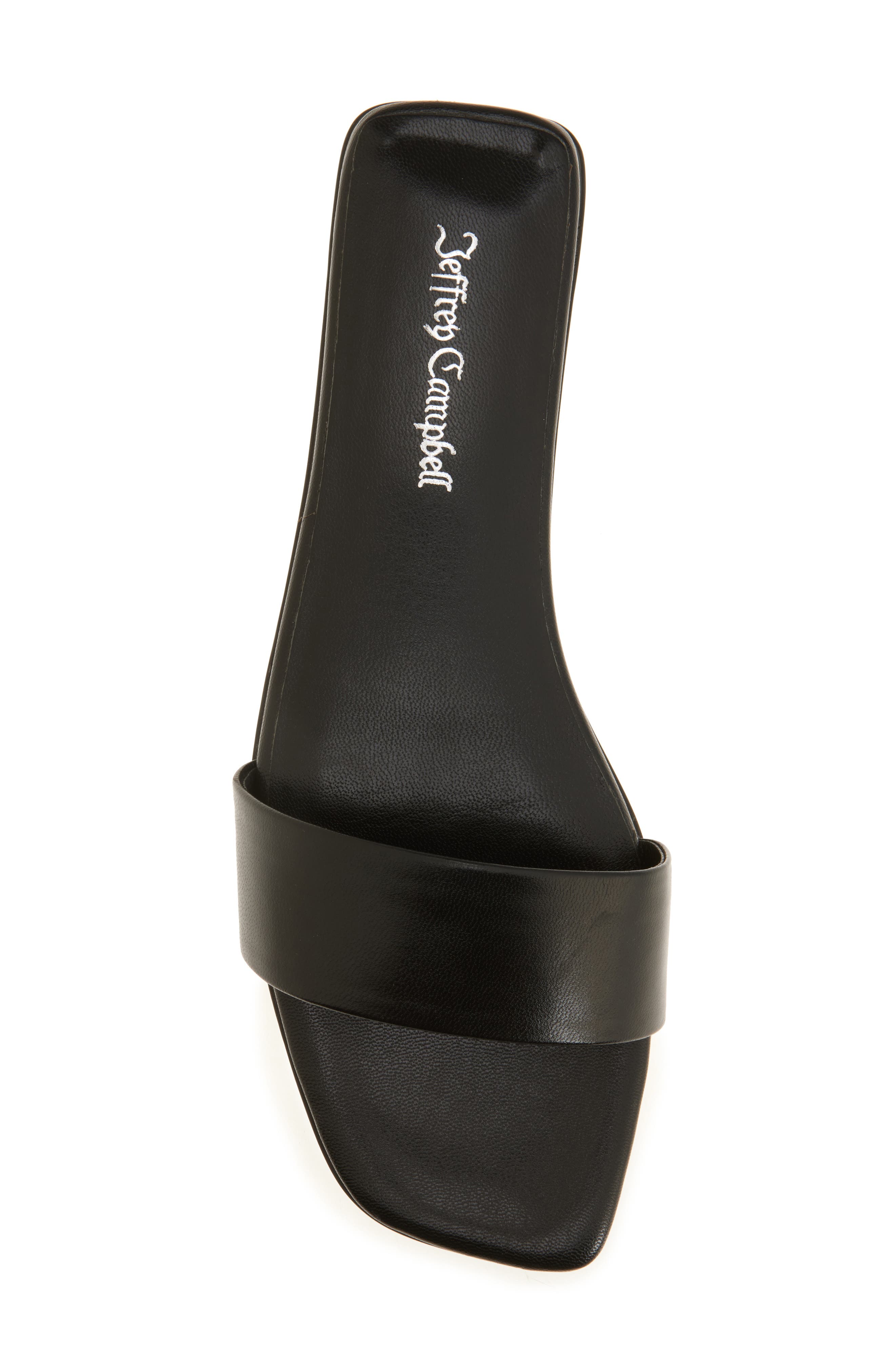 Jeffrey Campbell Vellum Slide Sandal, Alternate, color, Black