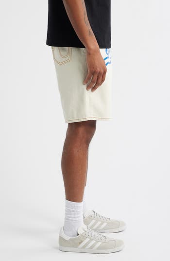 Cream Jean Strawberry Fit Denim Shorts
