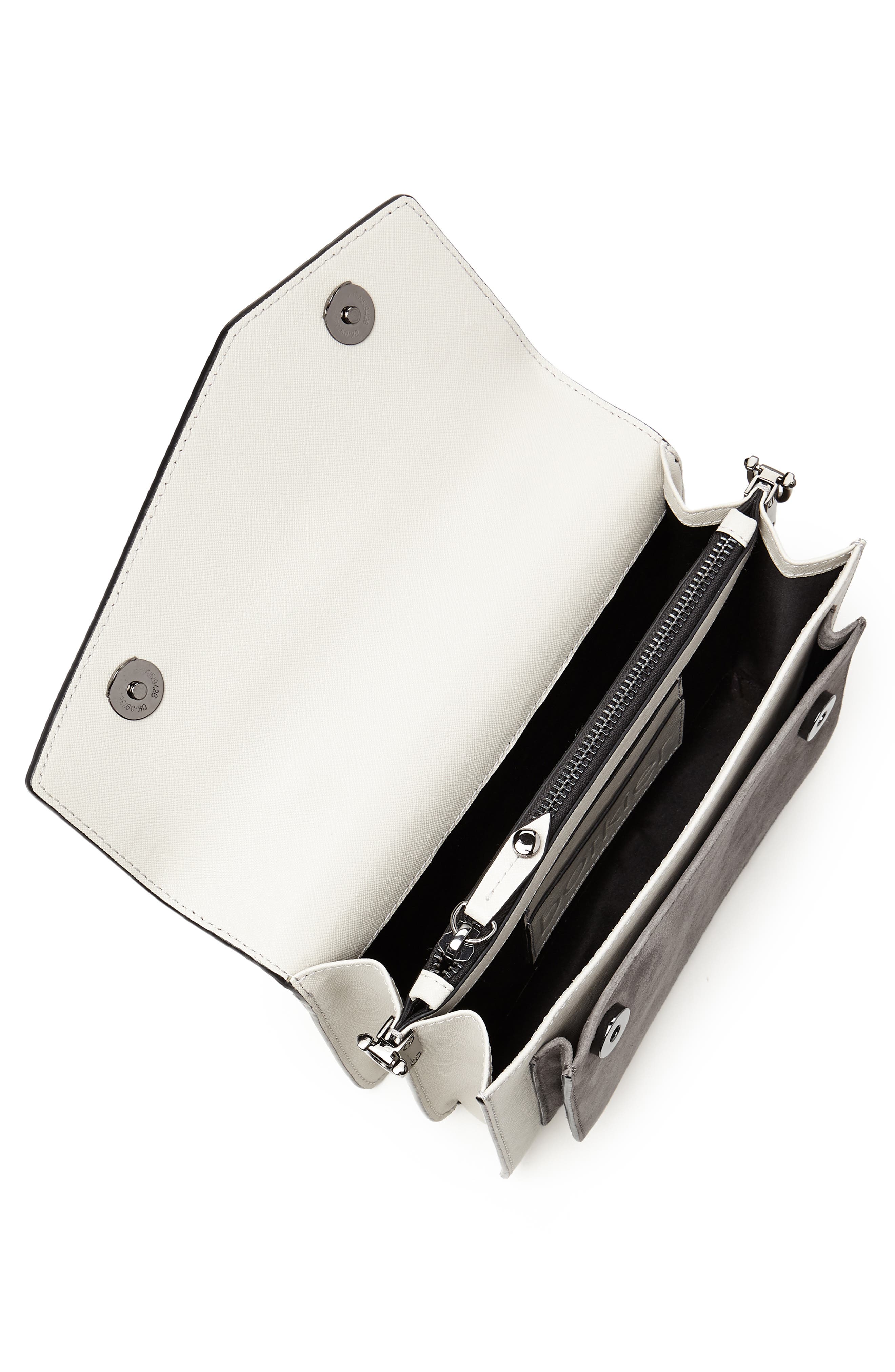 Cobble Hill Leather Crossbody Bag, Alternate, color, SNOW HAIRCALF