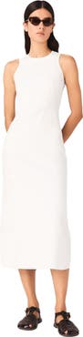 maje Beaded embroidered floral dress