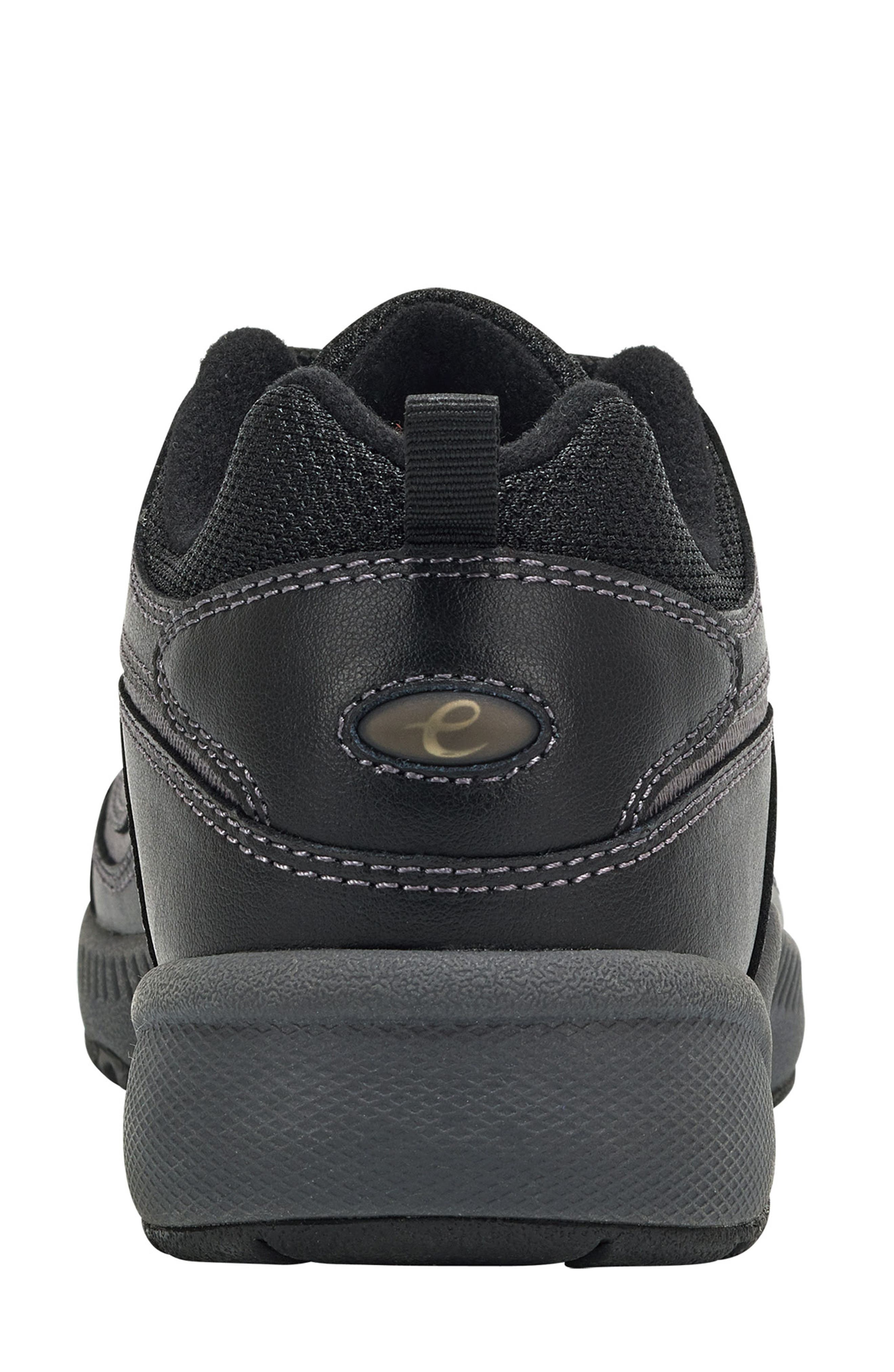 Easy Spirit Romy Sneaker - Multiple Widths Available, Alternate, color, Black Leather