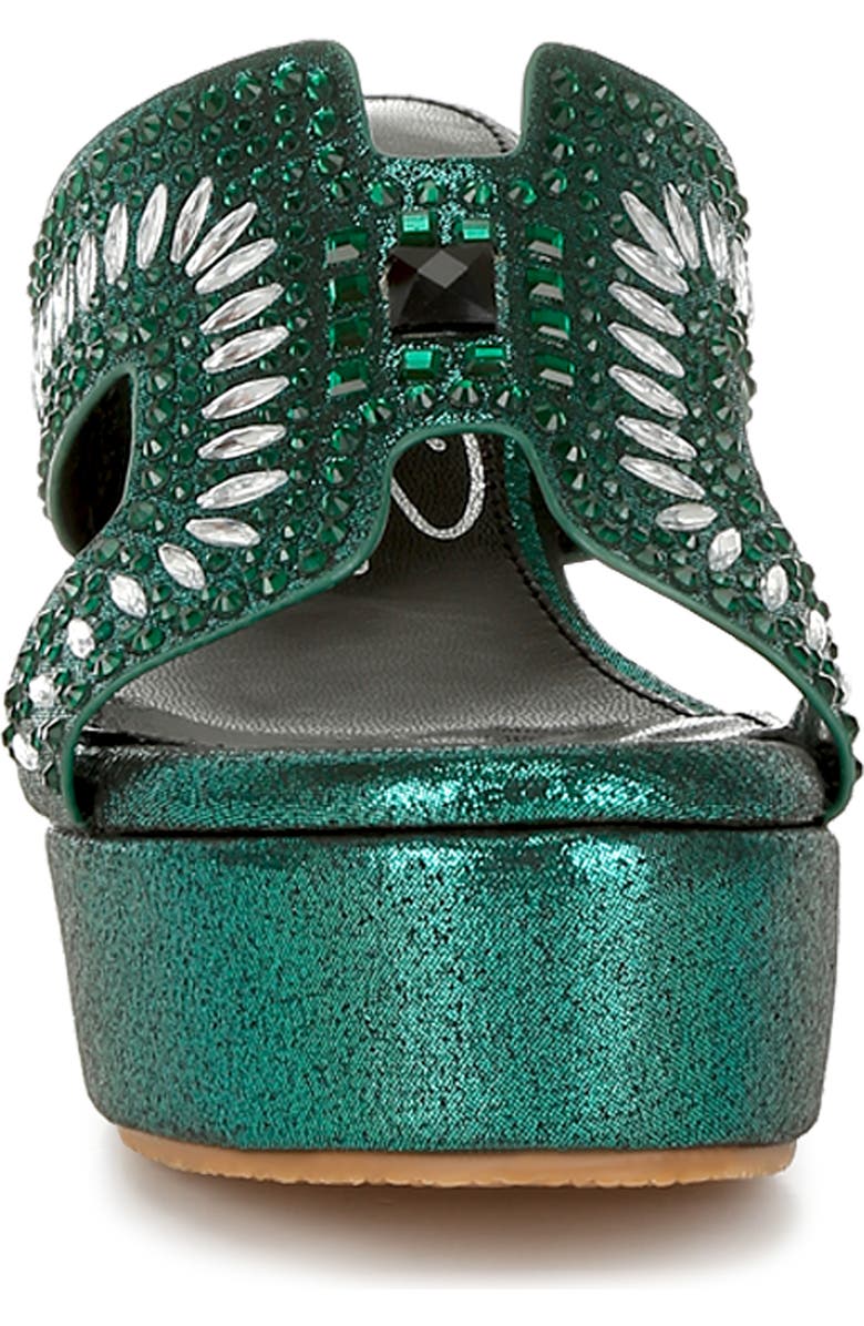 LONDON RAG Mariner Platform Wedge Sandal, Alternate, color, Green