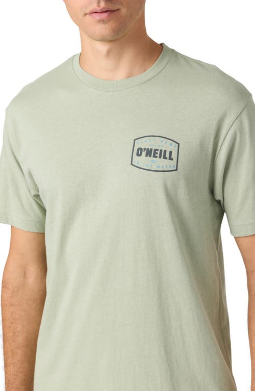 O'neill Stamped Graphic T-shirt In Seagrass