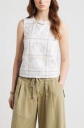 Treasure & Bond Floral Embroidered Top