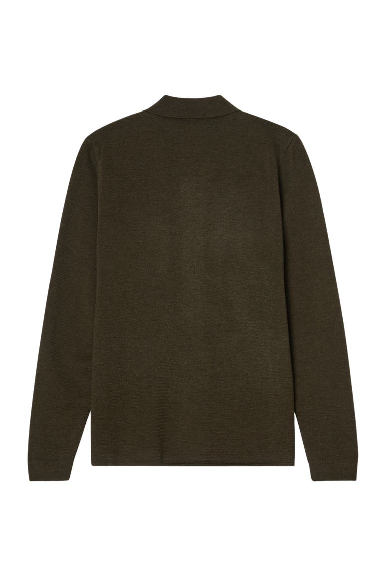 Landon Sweater Jacket, Alternate, color, Dark Olive